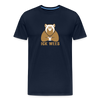 ick wees - Männer Premium T-Shirt - Navy