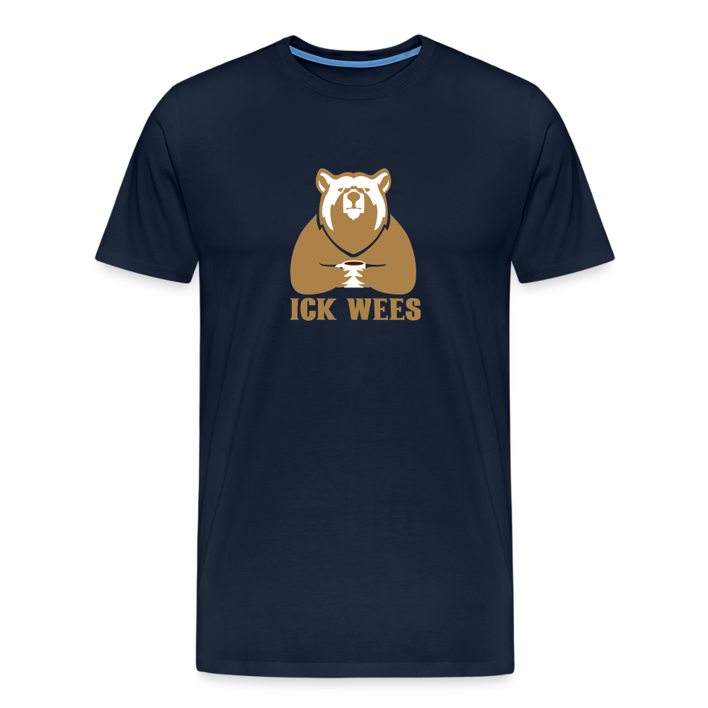 ick wees - Männer Premium T-Shirt - Navy