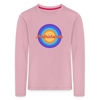Friedrichshain Retro - Kinder Langarmshirt - Hellrosa