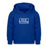 Tach ihr Flitzpiepen - weiß - Kinder Hoodie - Royalblau