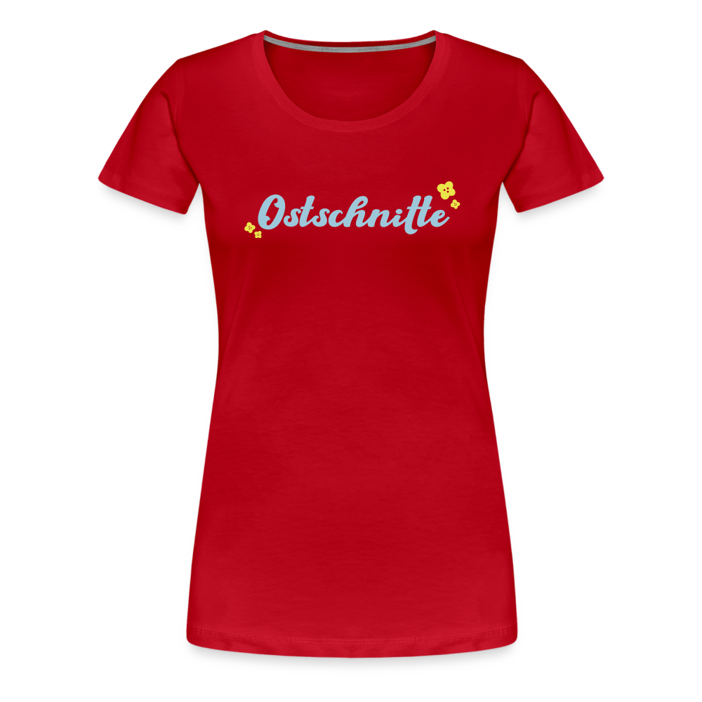 Ostschnitte - Frauen Premium T-Shirt - Rot