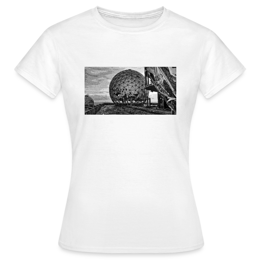 Teufelsberg im Bild - Frauen Premium T-Shirt - Weiß