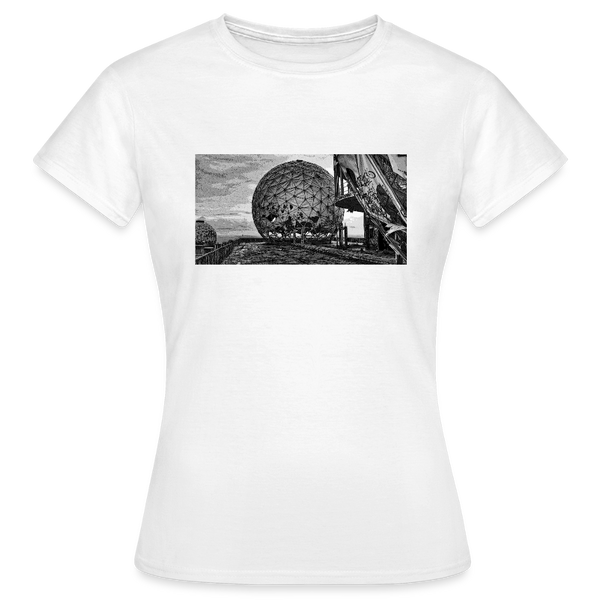 Teufelsberg im Bild - Frauen Premium T-Shirt - Weiß