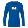 U4 - Frauen Sport Langarmshirt - Royalblau
