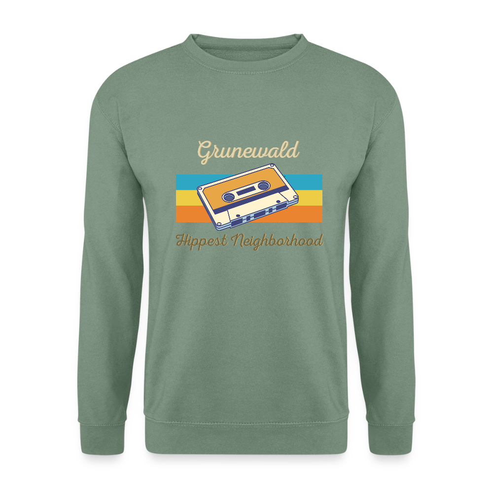 Grunewald Hippest Neighborhood - Unisex Pullover - Graugrün