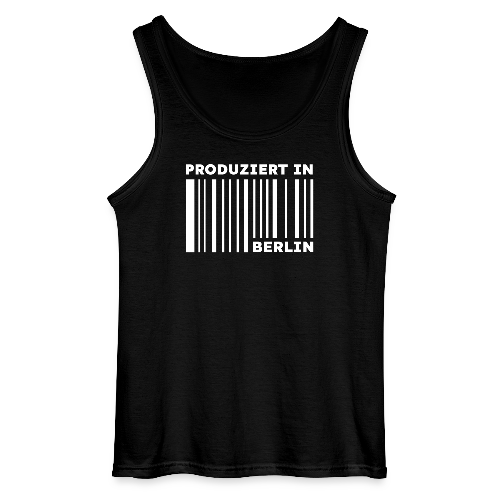 PRODUZIERT IN BERLIN - Männer Tank Top - Schwarz
