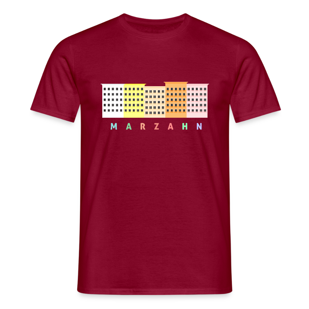 Marzahn - Männer Premium T-Shirt - Ziegelrot