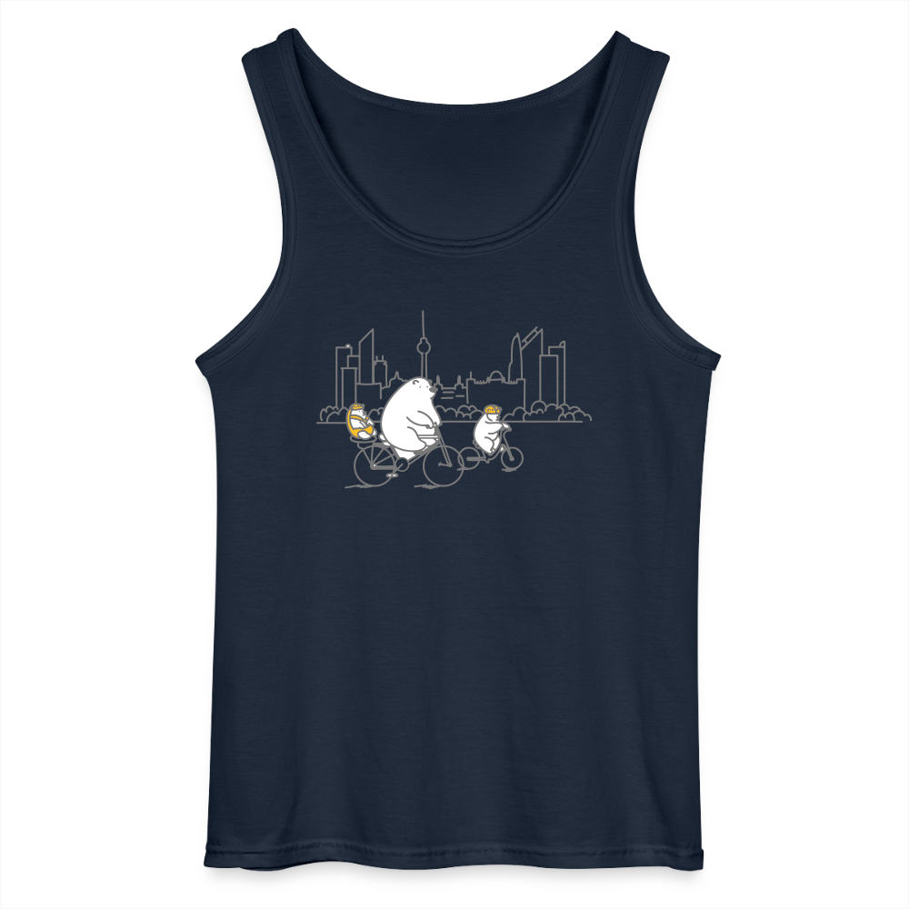 Fahrradtour Berlin - Männer Tank Top - Navy