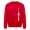 Fernsehturm Zick zack - Unisex Bio Sweatshirt - Rot