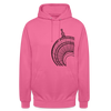 Der Turm von unten - schwarz - Unisex Hoodie - Pink