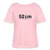 52 m Viktoria Park - Relaxed Rundhals Frauen Bio-T-Shirt - Hellrosa