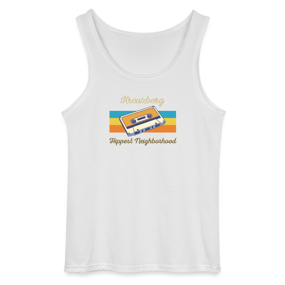 Kreuzberg Hippest Neighborhood - Männer Tank Top - Weiß
