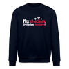 Nix checken, trotzdem meckern! - Unisex Bio Sweatshirt - Navy