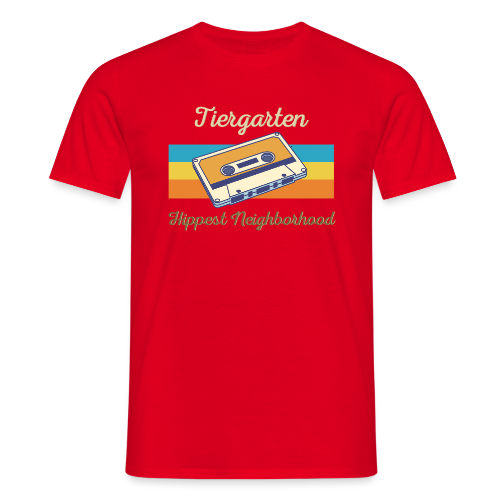 Tiergarten Hippest Neighborhood - Männer Premium T-Shirt - Rot