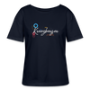 Kreuzbergerin - Relaxed Rundhals Frauen Bio-T-Shirt - Navy