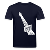 Der Funkturm - Unisex Bio T-Shirt - Navy