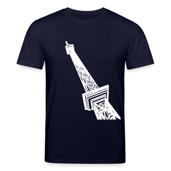 Der Funkturm - Unisex Bio T-Shirt - Navy