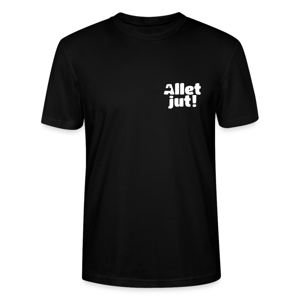 Allet Jut - Männer Bio T-Shirt - Schwarz