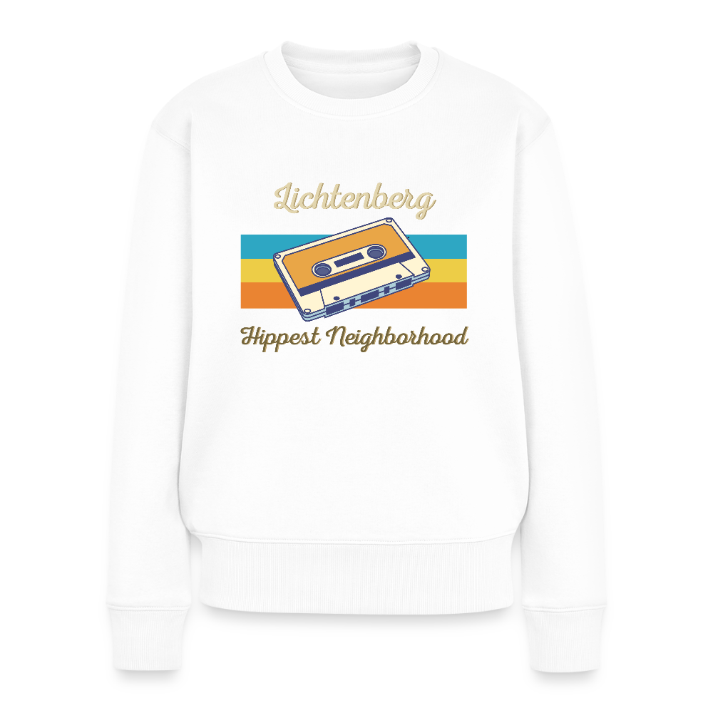 Lichtenberg Hippest Neighborhood - Frauen Premium Pullover - Weiß