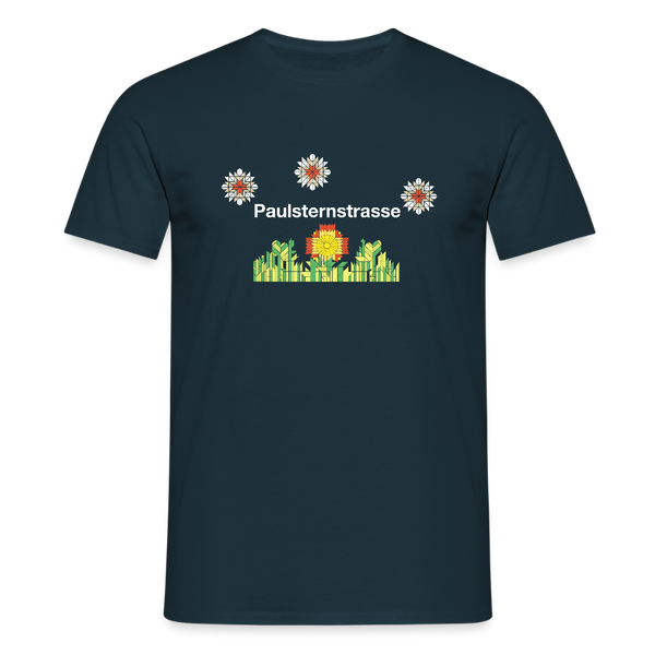 Paulsternstrasse - Männer Premium T-Shirt - Navy