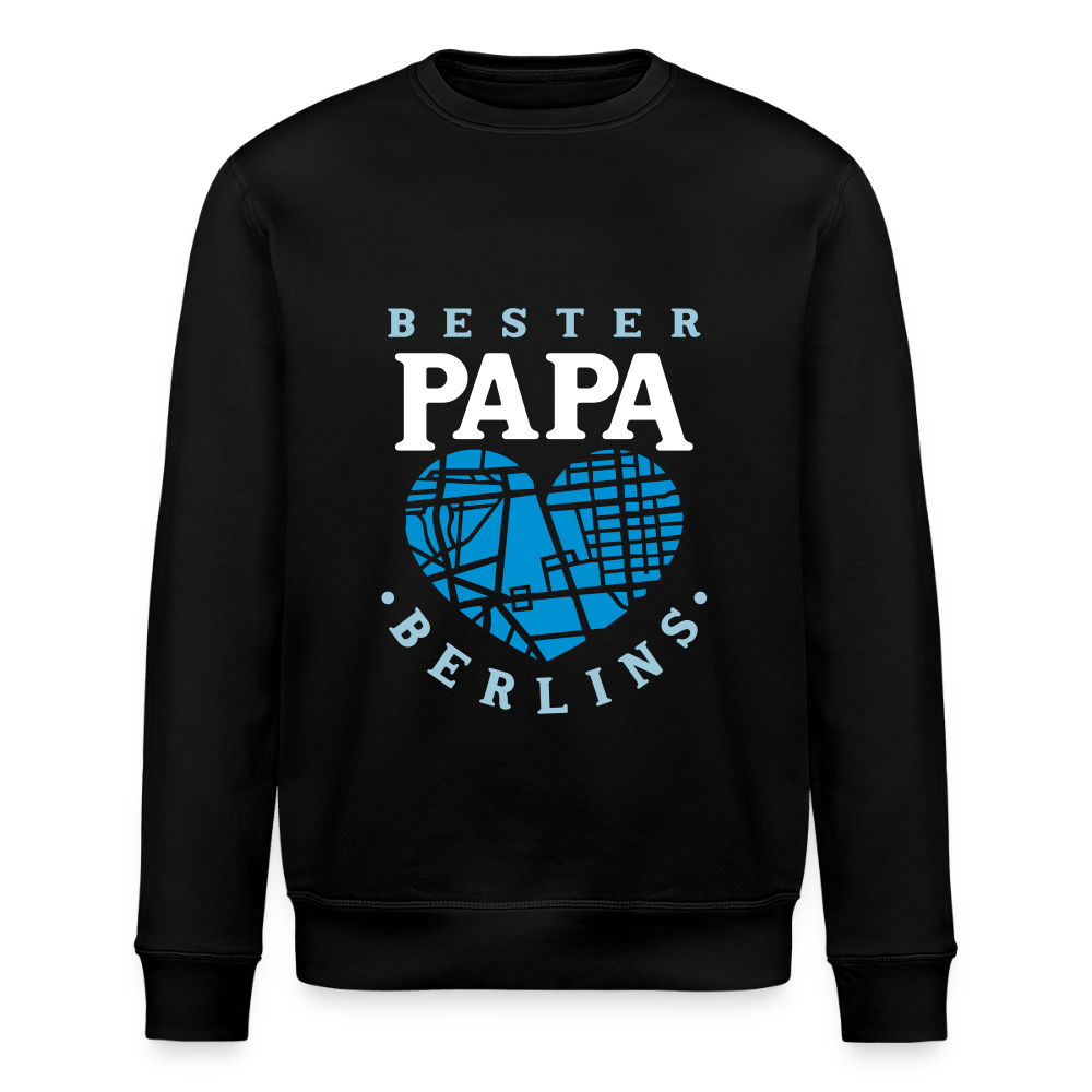 Bester Papa - Unisex Bio Sweatshirt - Schwarz