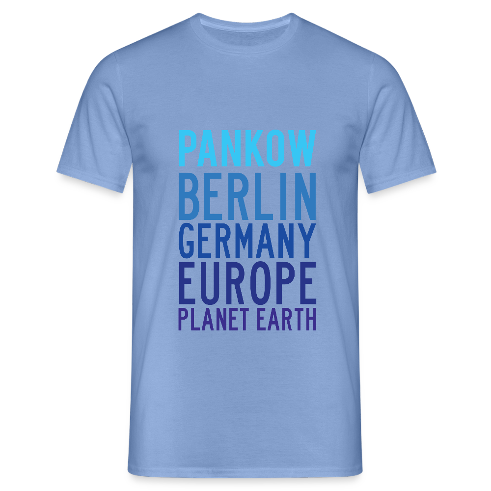Pankow Planet Earth - Männer Premium T-Shirt - carolina blue