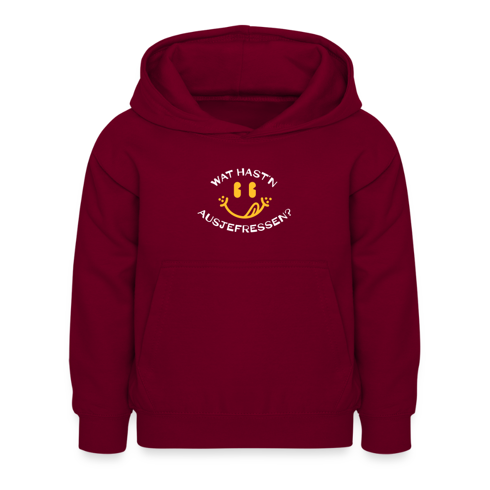 Wat Hast’n Ausjefressen - Kinder Hoodie - Bordeaux