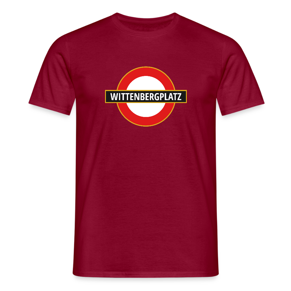 Wittenbergplatz - Männer Premium T-Shirt - Ziegelrot