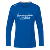 Spreewasser im Blut - Frauen Sport Langarmshirt - Royalblau