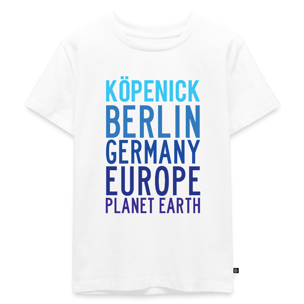 Köpenick Planet Earth - Kinder Premium T-Shirt - Weiß