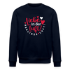 Liebe in der Luft! Berliner Luft! - Unisex Bio Sweatshirt - Navy