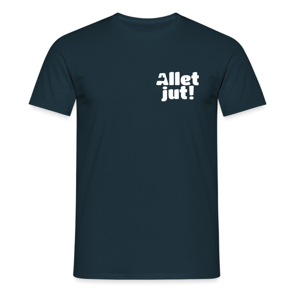 Allet Jut - Männer Premium T-Shirt - Navy