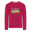 Gesundbrunnen Hippest Neighborhood - Kinder Langarmshirt - dunkles Pink