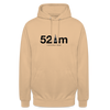 52 m Viktoria Park - Unisex Hoodie - Pfirsich