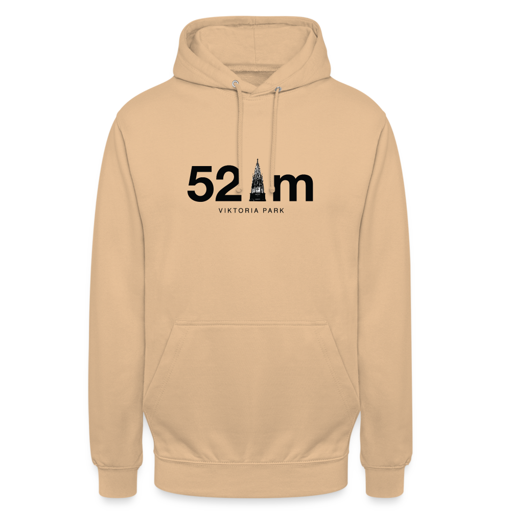 52 m Viktoria Park - Unisex Hoodie - Pfirsich