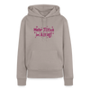 Mehr Jlitzer im Alltag! - Frauen Premium Hoodie - Taupe