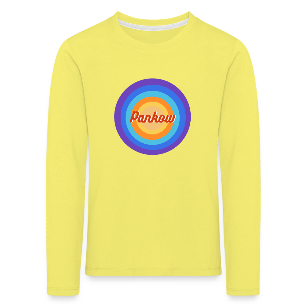 Pankow Retro - Kinder Langarmshirt - Gelb