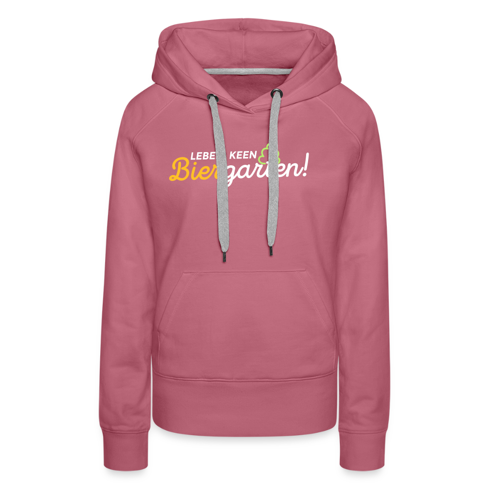 Leben, keen Biergarten! - Frauen Premium Hoodie - Malve