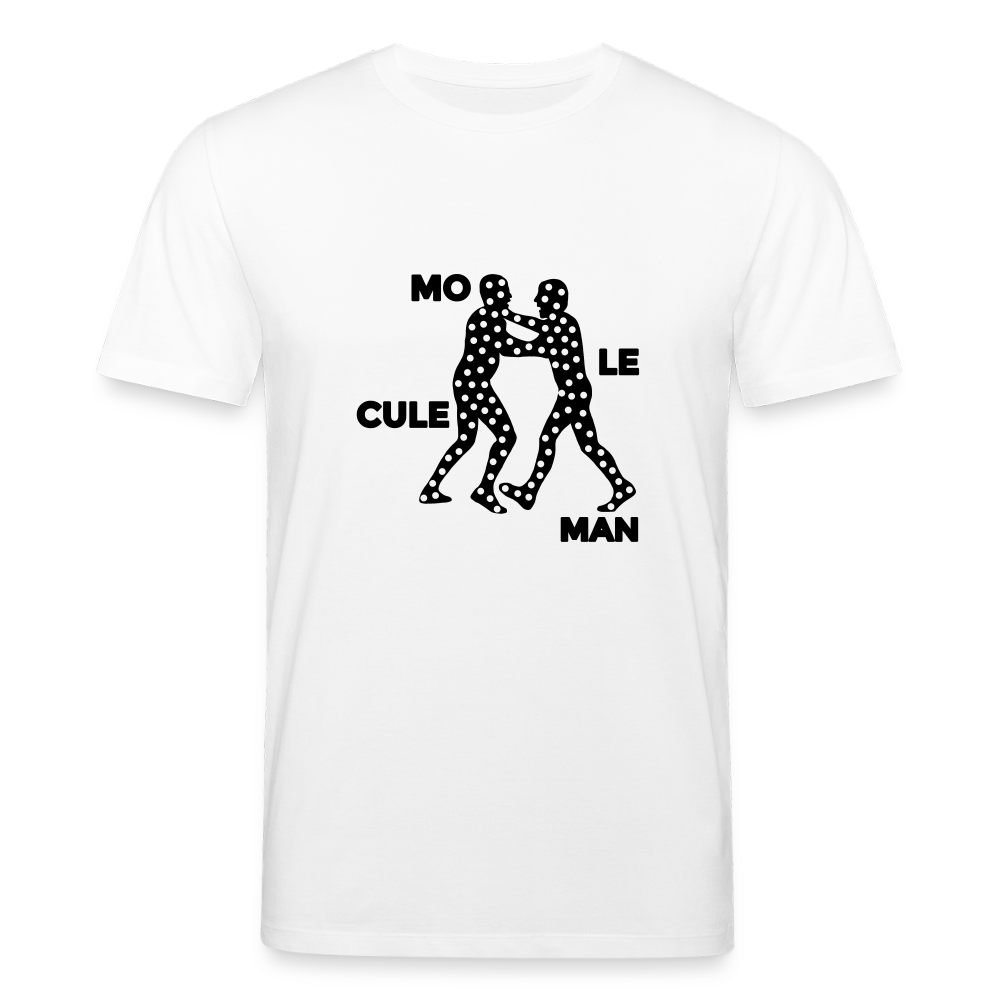 Mo le cule Man - Unisex Bio T-Shirt - Weiß