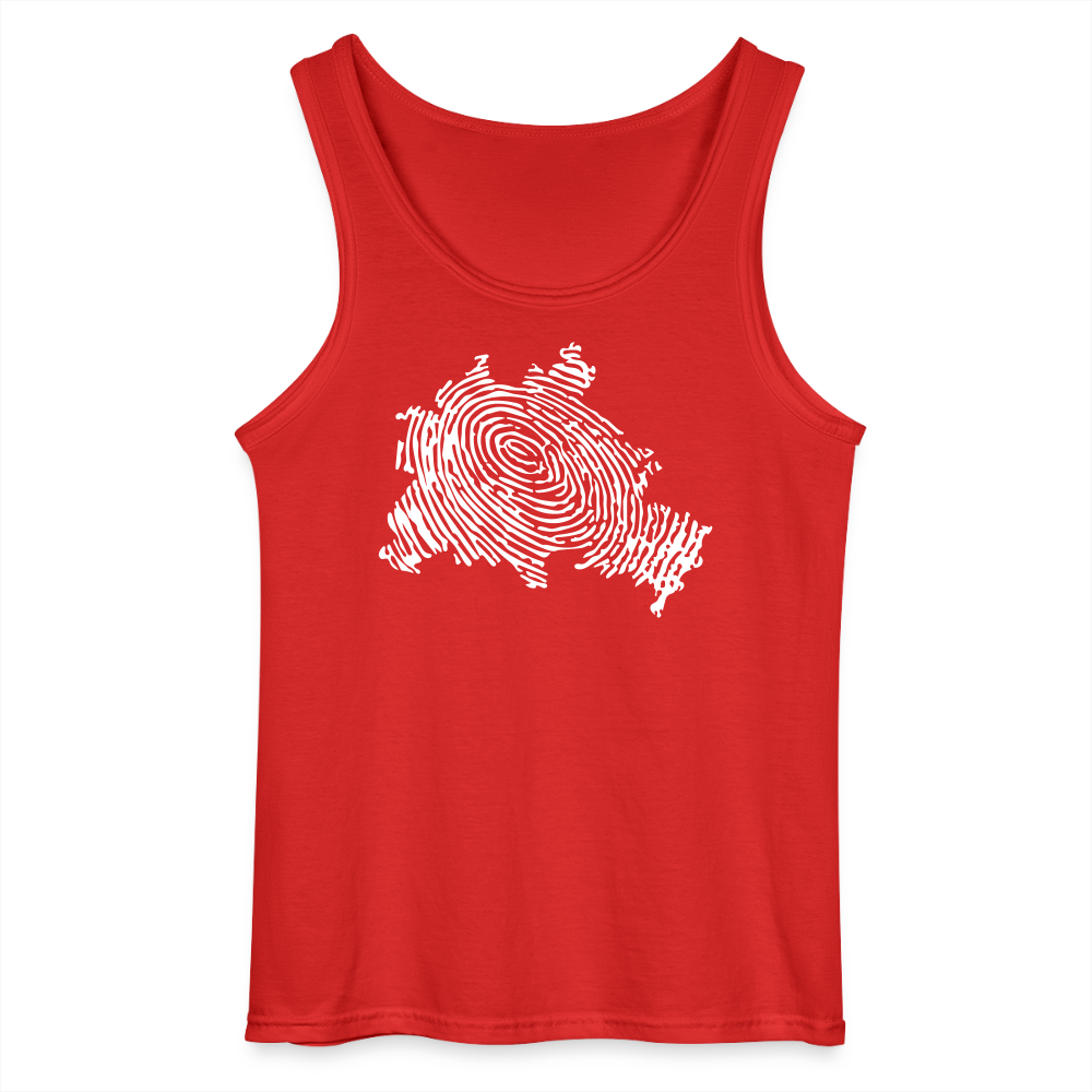 Berliner Finger - Männer Tank Top - Rot