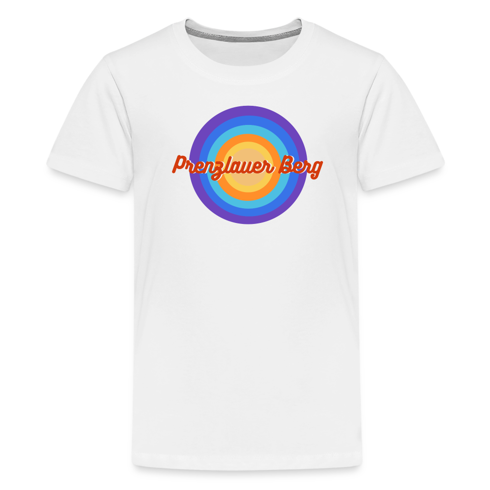 Prenzlauer Berg Retro - Teenager Premium T-Shirt - Weiß