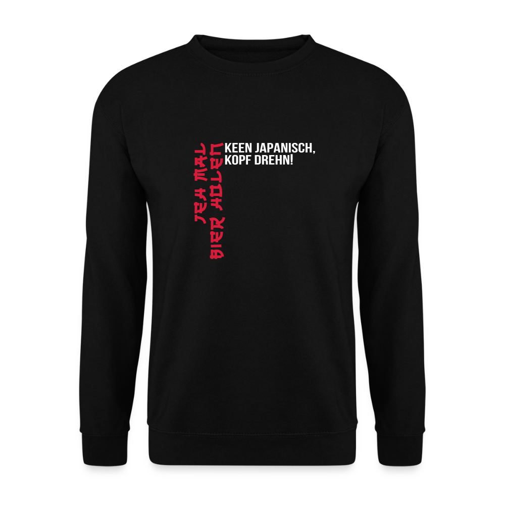 Jeh mal Bier holen! - Unisex Pullover - Schwarz