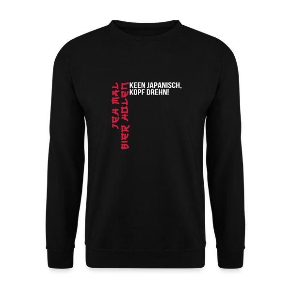 Jeh mal Bier holen! - Unisex Pullover - Schwarz
