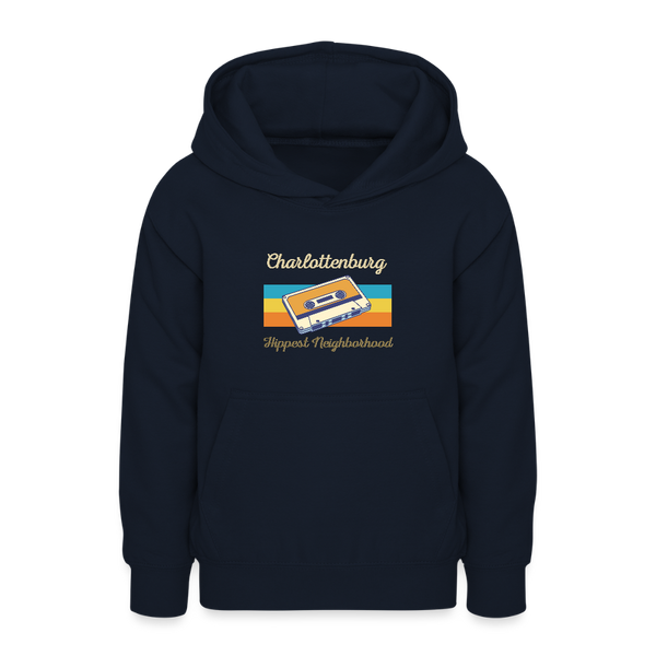 Charlottenburg Hippest Neighborhood - Teenager Hoodie - Navy