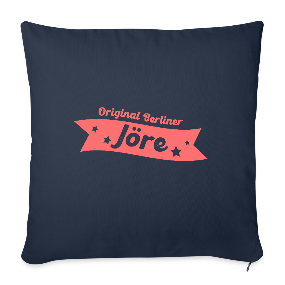 Berliner Jöre - Sofakissen mit Füllung (45 x 45 cm) - Navy
