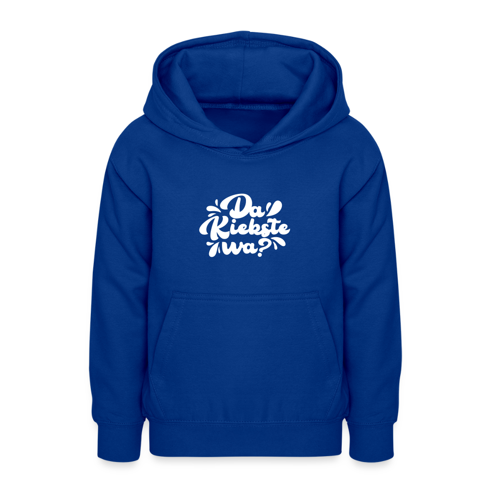 Kiekste - Teenager Hoodie - Royalblau