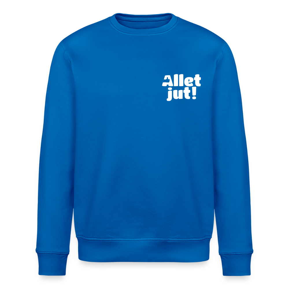 Allet Jut - Unisex Bio Sweatshirt - Königsblau