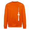 Fernsehturm Zick zack - Unisex Bio Sweatshirt - Tieforange