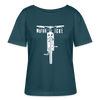 Motor icke - Relaxed Rundhals Frauen Bio-T-Shirt - Dunkles Petrol