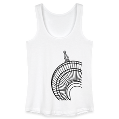 Der Turm von unten - schwarz - Frauen Bio Tank Top